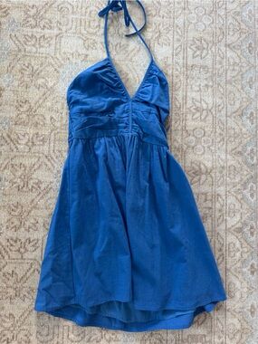 NWT Day + Moon Royal Blue Halter Sundress